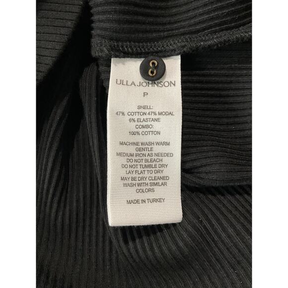 Ulla Johnson 'Birdie' Black Cotton Top Size XS - Picture 5 of 5